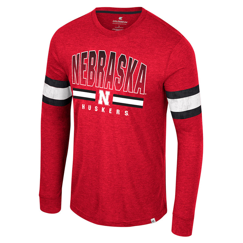 Men's Nebraska Huskers Must Live Longsleeve T-Shirt - RED