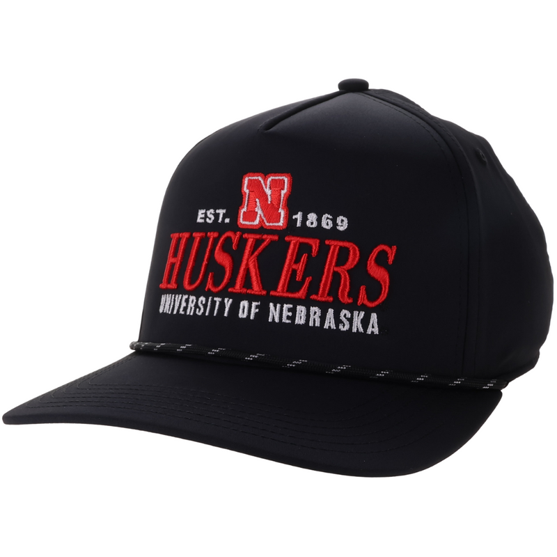 Men's Nebraska Huskers News Stand Caddy Hat - BLACK
