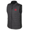 Men's Nebraska Huskers Nightman Puffer Vest - CHARCOAL