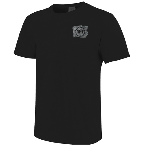 Men's Nebraska Huskers OHT Camo Flag T-Shirt - BLACK