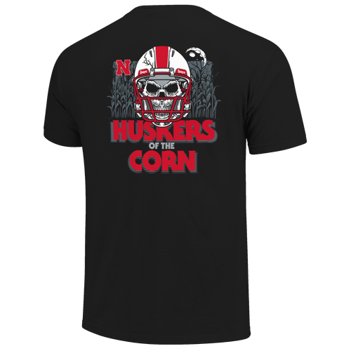 Men's Nebraska Huskers Of The Corn T-Shirt - BLACK