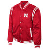 Men's Nebraska Huskers Paddy's Sateen Jacket - RED/WHITE