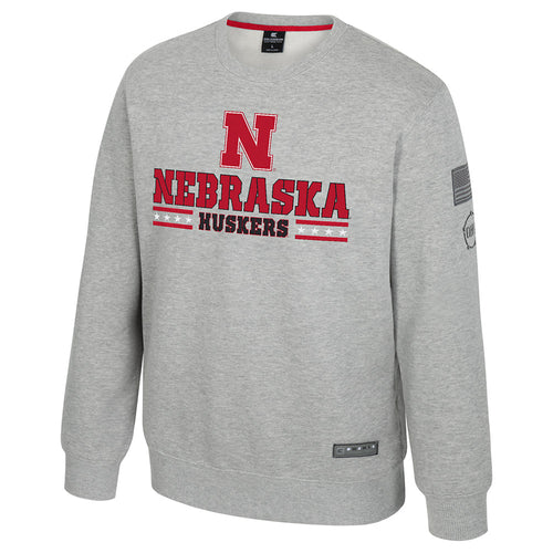 Men's Nebraska Huskers Platoon Sweatshirt - GREY