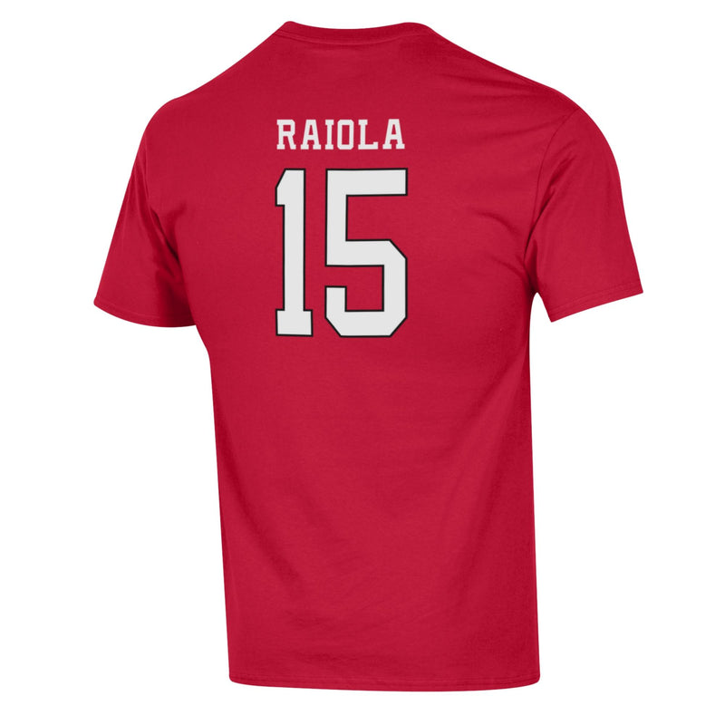 Men's Nebraska Huskers Raiola Pill Box T-Shirt - RED