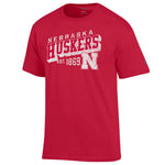 Men's Nebraska Huskers Retro Slant T-Shirt - 529SCARL