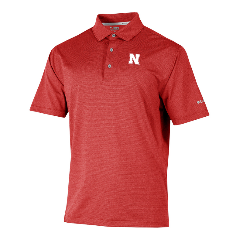 Men's Nebraska Huskers Sand Tee Polo - 610 - RED