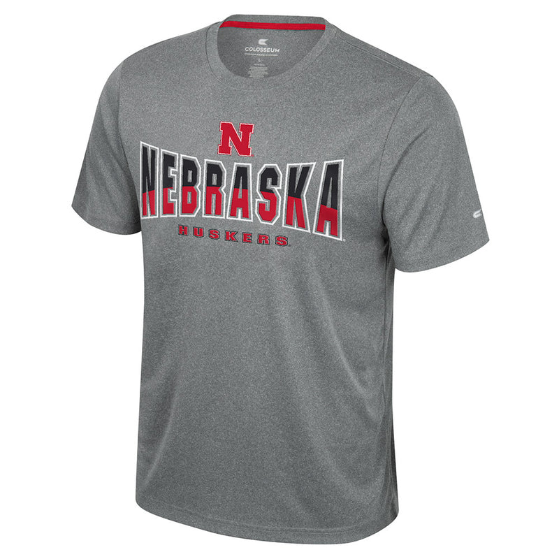 Men's Nebraska Huskers Self Aware T-Shirt - CHARCOAL