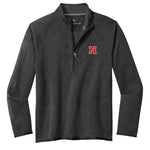 Men's Nebraska Huskers Tommy Bahama Playoff 1/2 Zip - 023 - BLACK