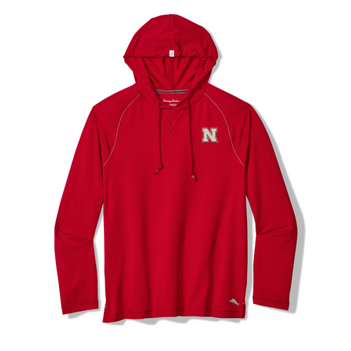 Men's Nebraska Huskers Tommy Bahama Sunset Rally Hoodie - 2587CPEP