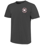 Men's Nebraska Huskers Volleyball Comfort Colors T-Shirt - PEPPER