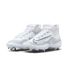 Men's Nike Alpha Huarache Elite 4 Mid Baseball Cleats - 102 - WHITE