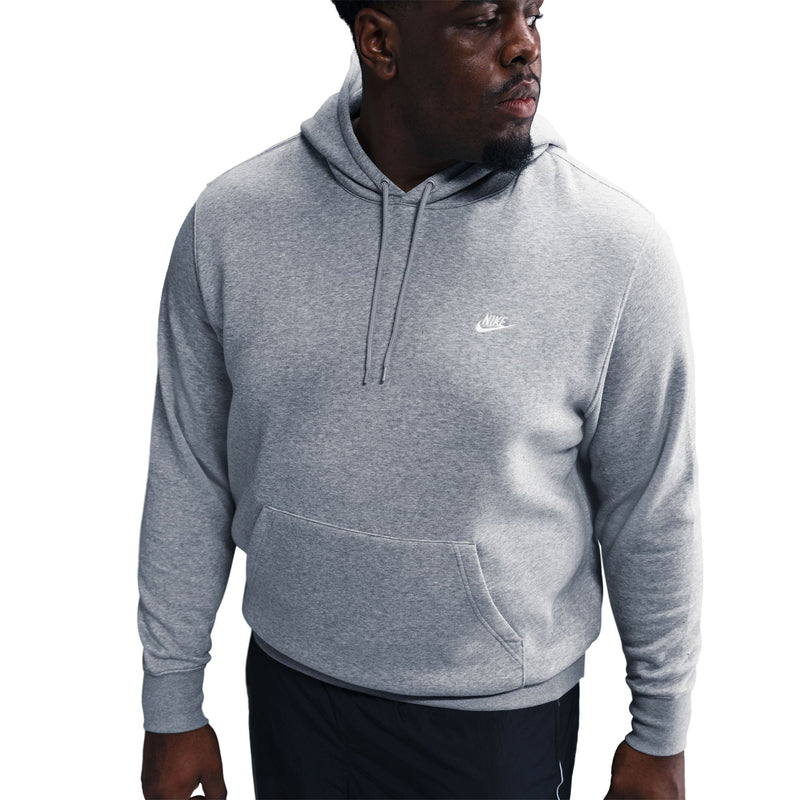 Men's Nike Club Fleece Hoodie - 063 - GREY