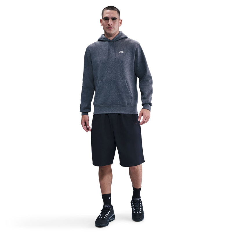 Men's Nike Club Fleece Hoodie - 071 - CHARCOAL