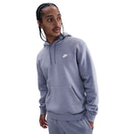 Men's Nike Club Fleece Hoodie - 499 - WORLD INDIGO