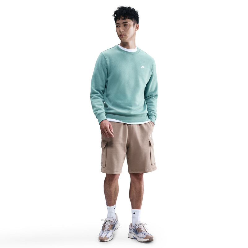 Men's Nike Club Fleece Sweatshirt - 017 - CANNON BLUE
