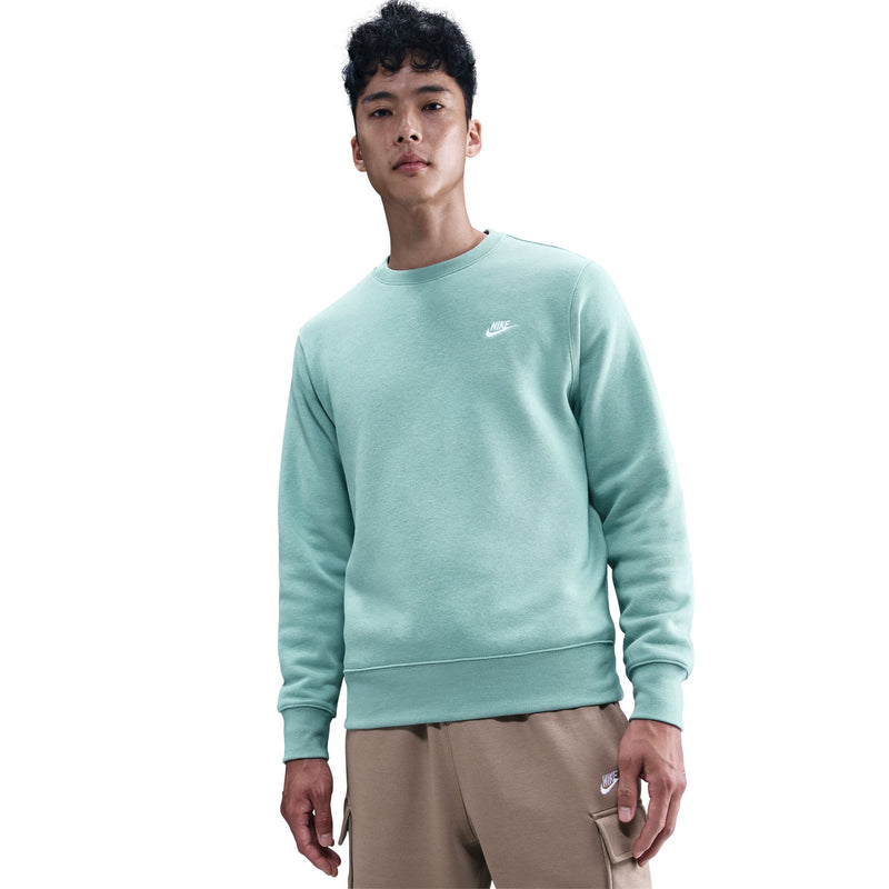 Men's Nike Club Fleece Sweatshirt - 017 - CANNON BLUE