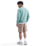 Men's Nike Club Fleece Sweatshirt - 017 - CANNON BLUE