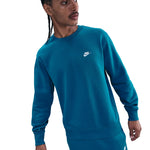 Men's Nike Club Fleece Sweatshirt - 301 - GREEN ABYSS