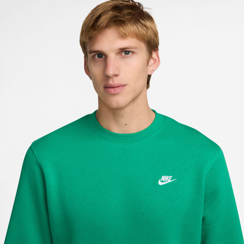 Men's Nike Club Fleece Sweatshirt - 324GREEN