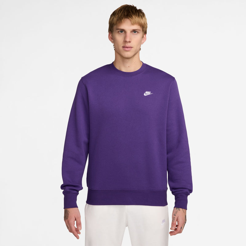 Men's Nike Club Fleece Sweatshirt - 507GRAPE