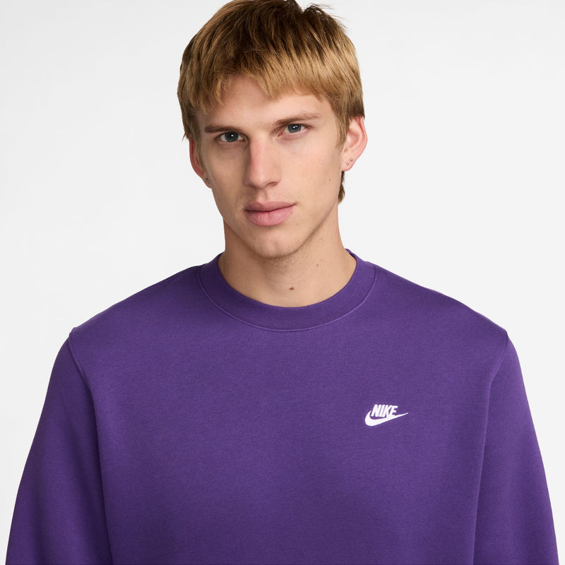 Men's Nike Club Fleece Sweatshirt - 507GRAPE