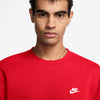 Men's Nike Club Fleece Sweatshirt - 657 - RED