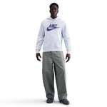 Men's Nike Club Graphic Fleece Hoodie - 057GHOST