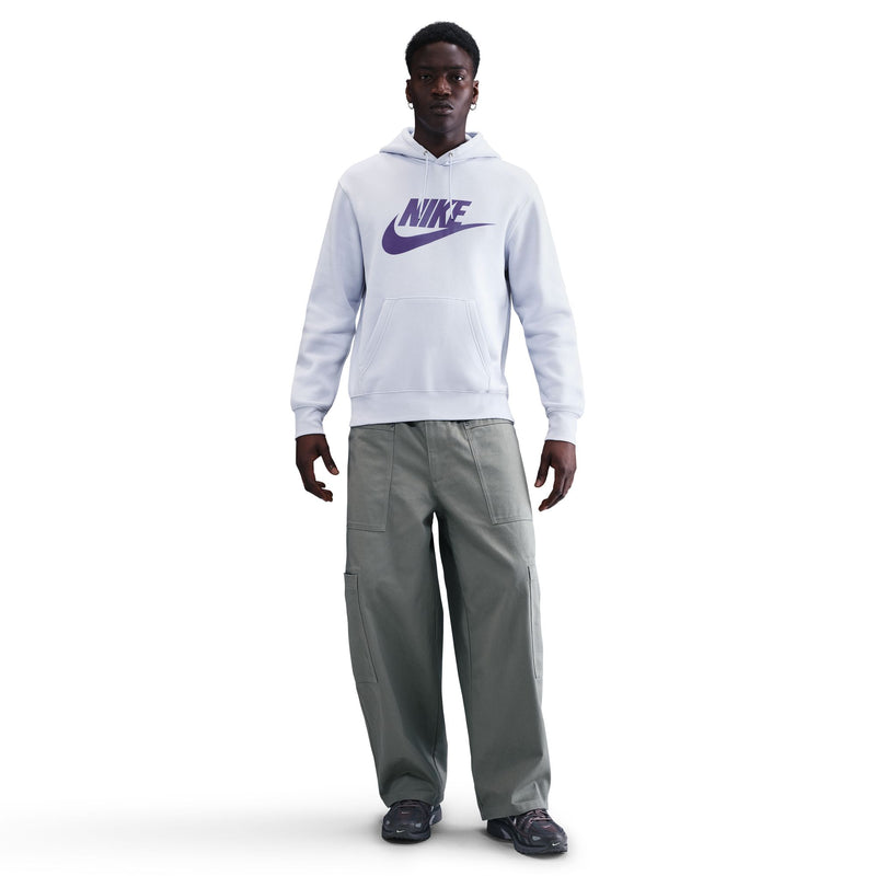 Men's Nike Club Graphic Fleece Hoodie - 057GHOST