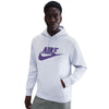 Men's Nike Club Graphic Fleece Hoodie - 057GHOST