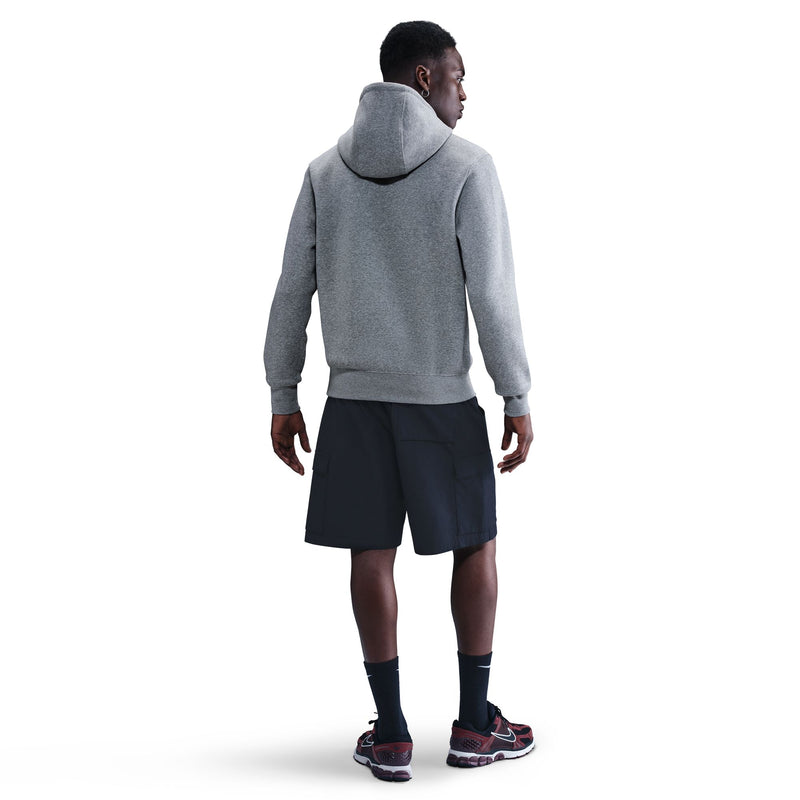 Men's Nike Club Graphic Fleece Hoodie - 063 - GREY
