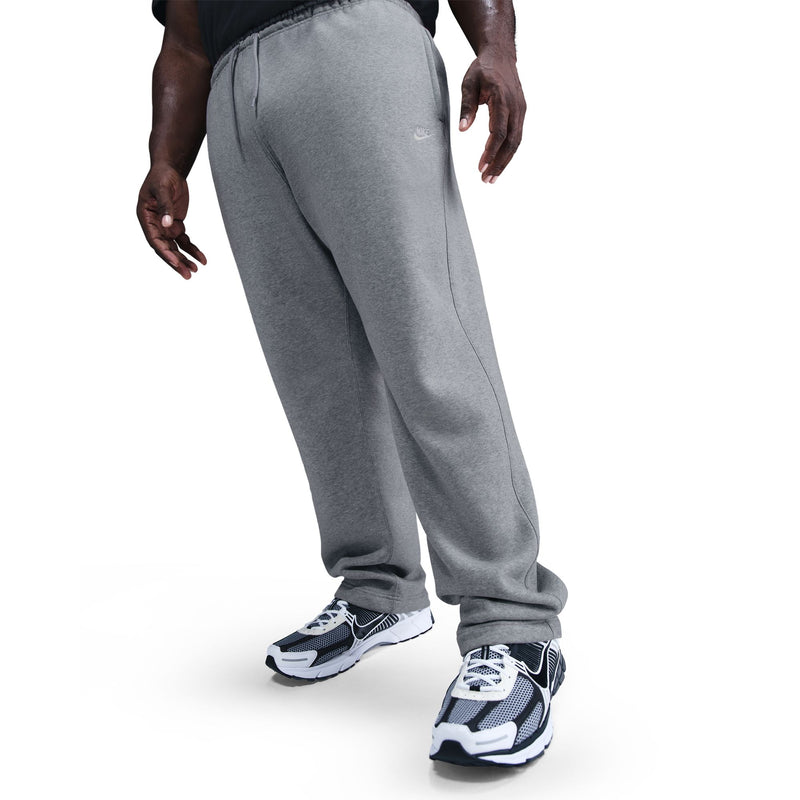 Men's Nike Club Open-Hem Fleece Pants - 063 - GREY