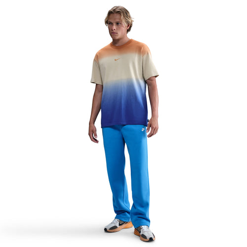 Men's Nike Club Open-Hem Fleece Pants - 435BLUE