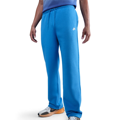 Men's Nike Club Open-Hem Fleece Pants - 435BLUE