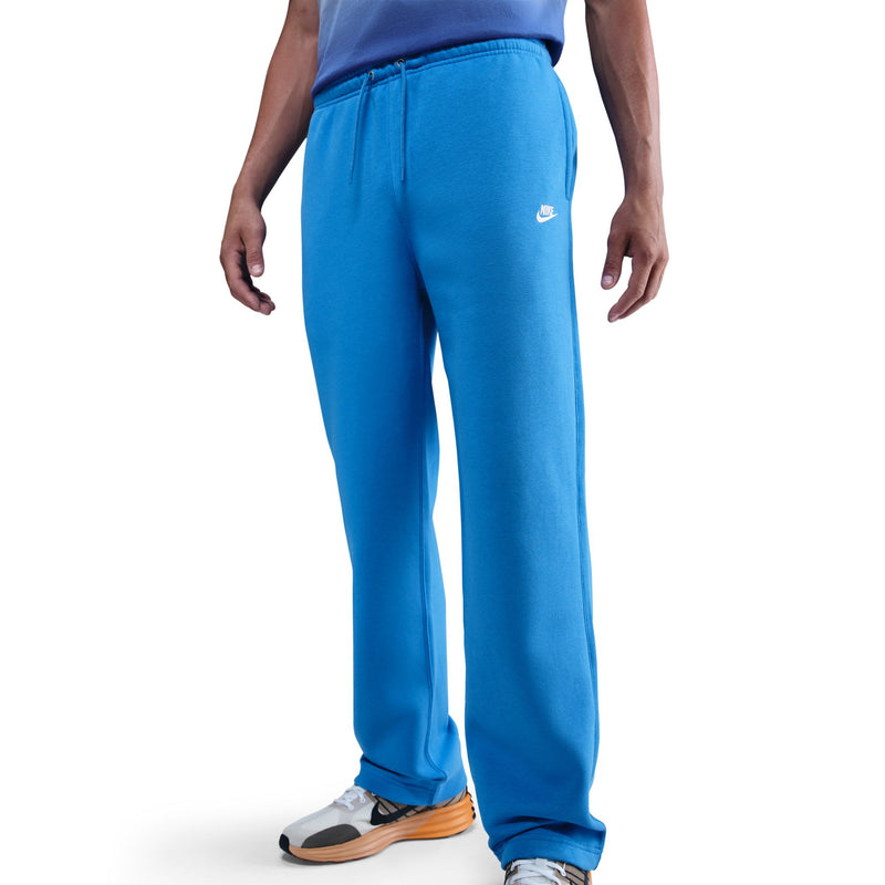 Men's Nike Club Open-Hem Fleece Pants - 435BLUE