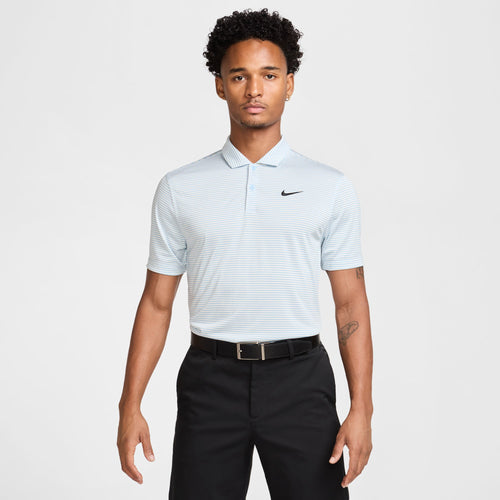 Men's Nike Core Stripe Golf Polo - 110IVORY