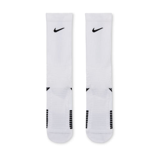 Men's Nike Elite 2.0 Cushioned Crew Sock - 100 W/BK