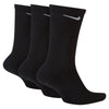 Men's Nike Everyday + Cushion Crew 3 Pack Socks - 010 - BLACK