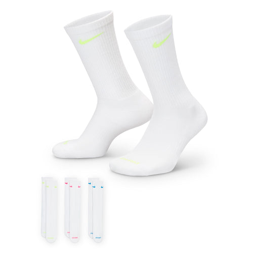 Men's Nike Everyday + Cushion Crew 3 Pack Socks - 938 W/MU