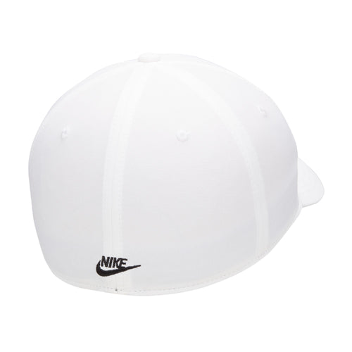 Men's Nike Flex Futura Hat - 100 - WHITE/BLACK
