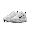 Men's Nike Force Zoom Trout 9 Pro Baseball Cleats - 100 - WHITE/BLACK