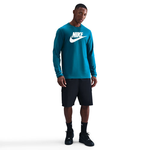 Men's Nike Icon Longsleeve - 301 - GREEN ABYSS