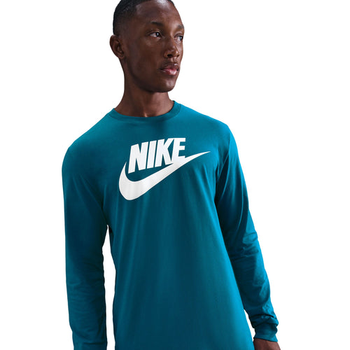 Men's Nike Icon Longsleeve - 301 - GREEN ABYSS