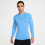  Men's Nike Pro Dri-FIT Long-Sleeve  - 412 - UNIVERSITY BLUE