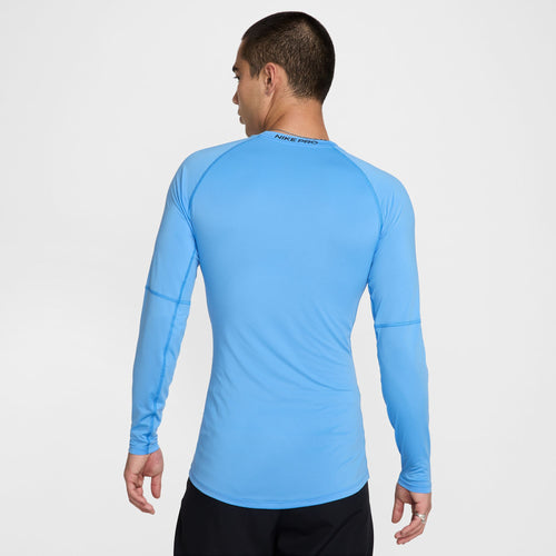  Men's Nike Pro Dri-FIT Long-Sleeve  - 412 - UNIVERSITY BLUE