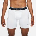 Men's Nike Pro Dri-FIT Short - 100 - WHITE/BLACK