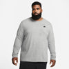 Men's Nike Sportswear Club Long Sleeve T-Shirt - 063 - GREY