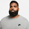 Men's Nike Sportswear Club Long Sleeve T-Shirt - 063 - GREY