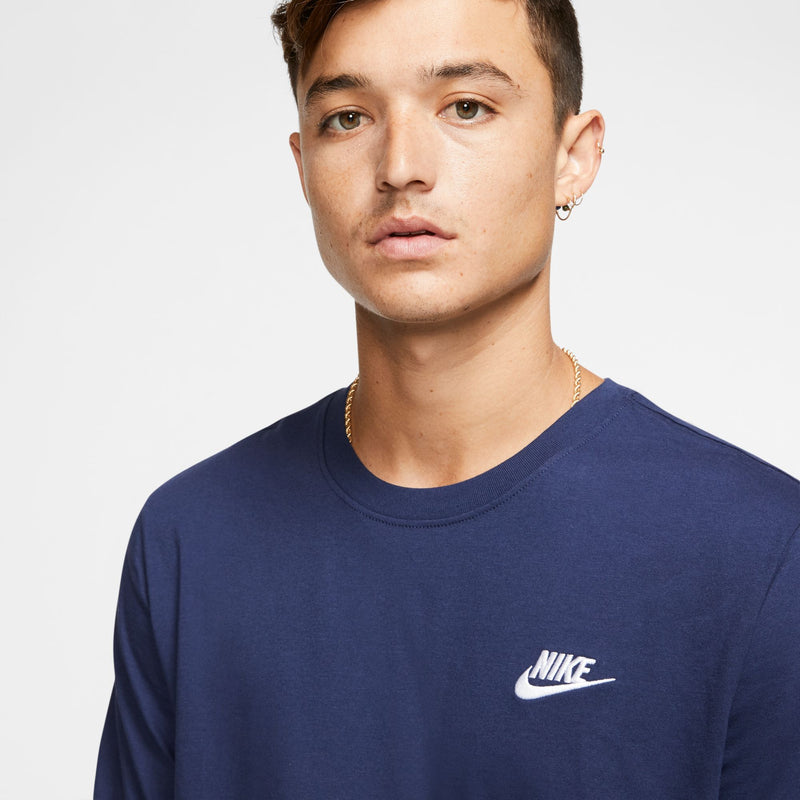 Men's Nike Sportswear Club T-Shirt - 410NAVY