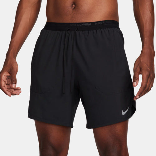 Men's Nike Stride 2-in-1 7" Short - 010 - BLACK