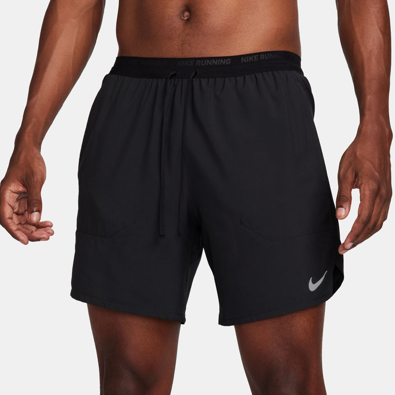 Men's Nike Stride 2-in-1 7" Short - 010 - BLACK